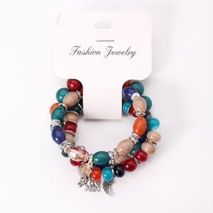 *DANNA* 3-Pc Multicolor Elephant Fashion Bracelet